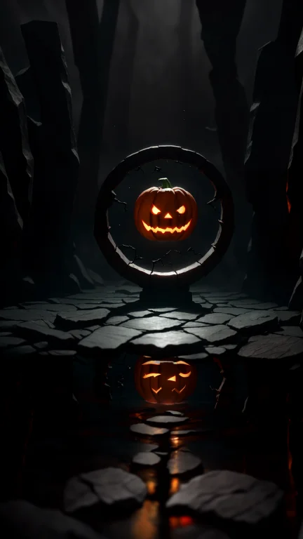 Ominous, Dark, Mystery, Horror, Magic, Glowing, Runes, Fanta...