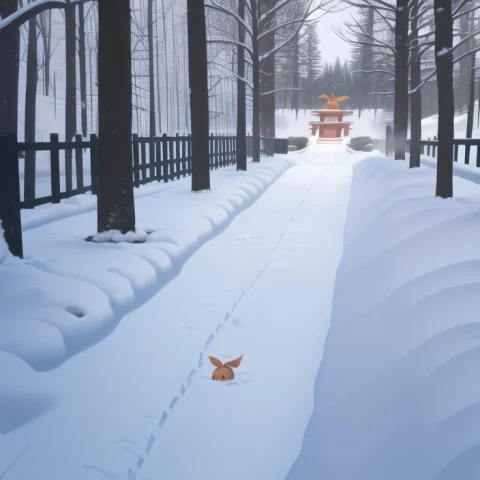 Loraononokiyotsugi329v100.7, Ononoki Yotsugi, Shrine0.4, Sno... — Stable Diffusion AI Prompt: , ononoki yotsugi, (shrine:0.4), (snow:0.4),