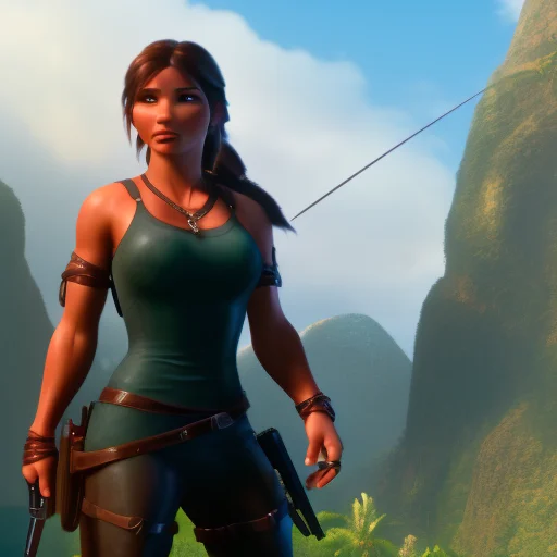 Modern Disney Style Of Lara Croft