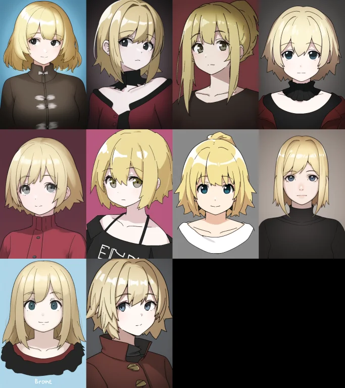 A Portrait Of A Blonde Girl