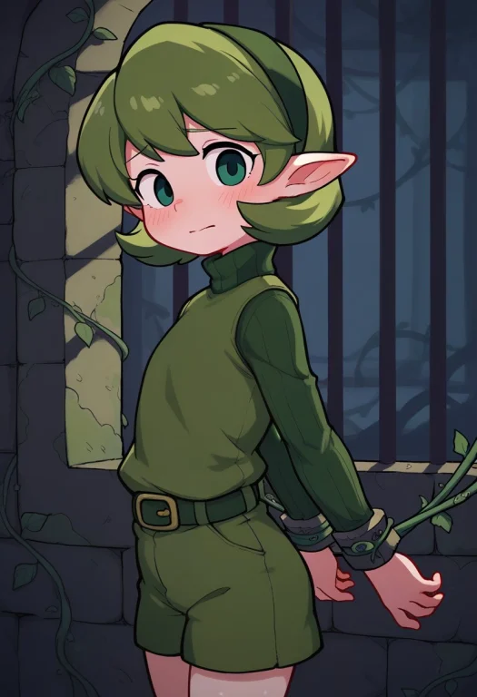 Characterdesignillustrious, Zzsaria, Green Eyes, Green Hair,...