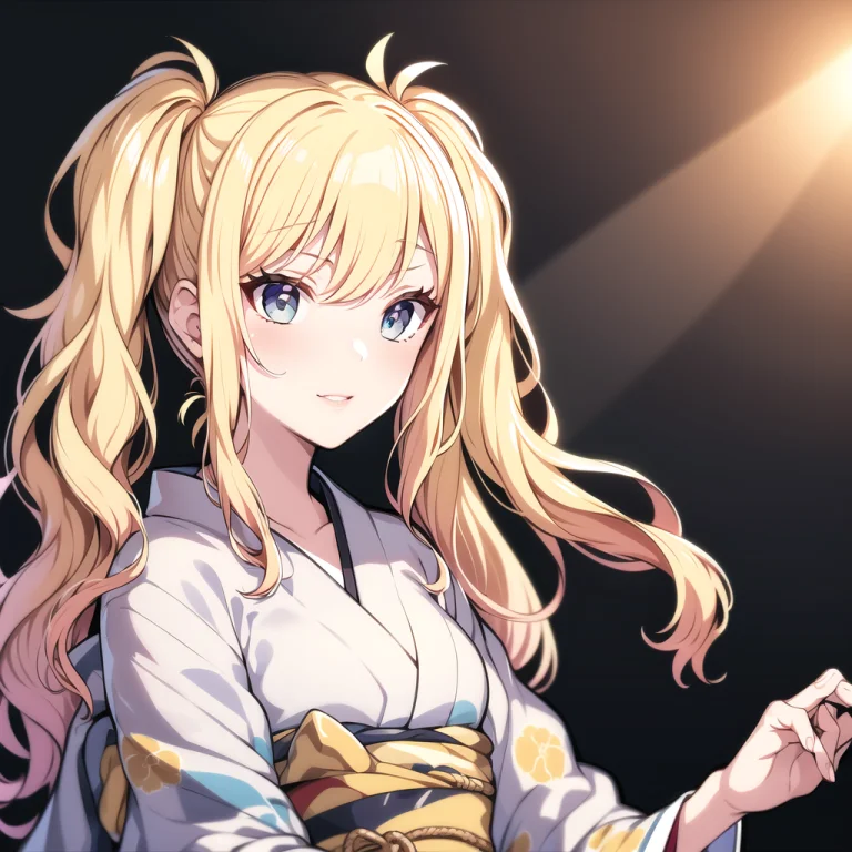 Loraleoneednenetohu0.6, Psaki,1girl,solo, Sunlight, Kimono,
