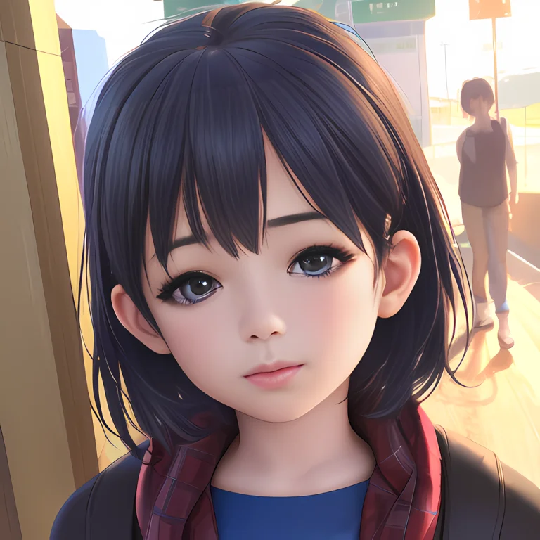 Child, Realistic Detailed, Photorealistic, 4k, Shine, Rtx, P...