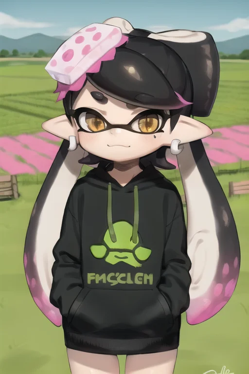 Callie, Inkling, Splatoon, Farm Background, Sad, Sfw