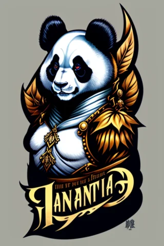As A T-shirt Logo In The Style Of Magifactory Art, Panda, ,... — Stable Diffusion AI Prompt: as a t-shirt logo in the style of art, panda, , Tony DiTerlizzi
