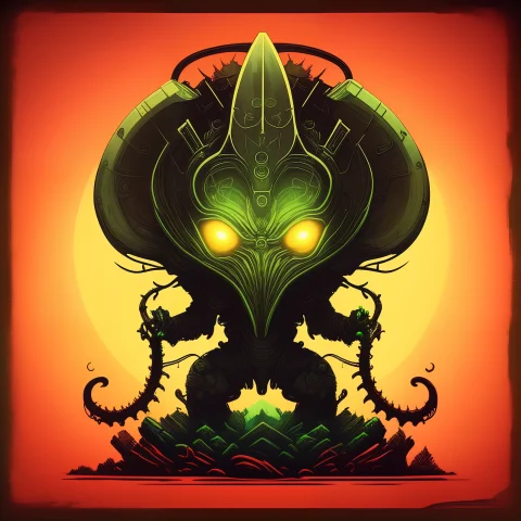 Best Sport And Gaming Logotype, Best Logotype Alien In Lovec... — Stable Diffusion AI Prompt: best sport and gaming logotype, best logotype alien in lovecraft and dan mumford...