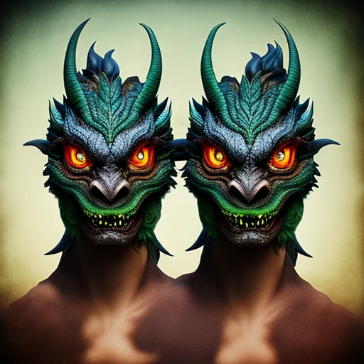 Photo Of 2heads,twin Heads Dragon,monster,loratwoheadslora2h...