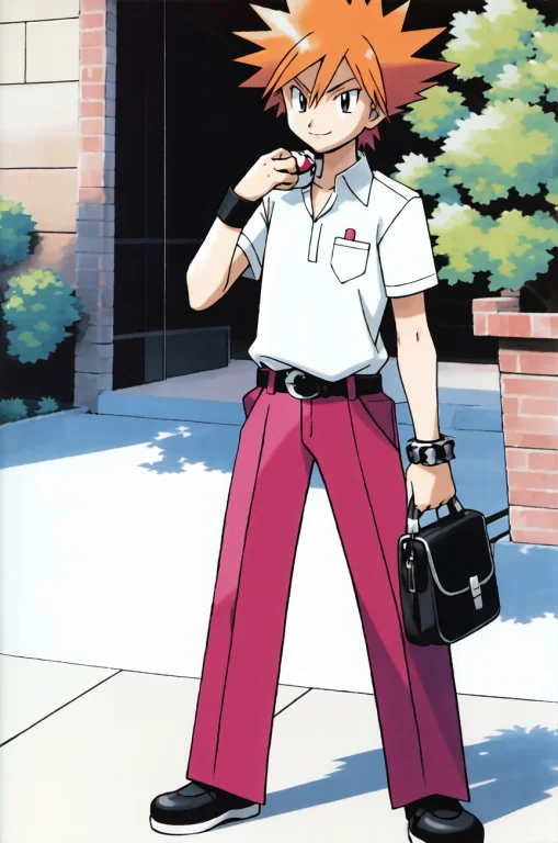 Sugimori Ken Style, 1boy, Bangs, Black Footwear, Black Shirt...
