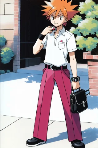Sugimori Ken Style, 1boy, Bangs, Black Footwear, Black Shirt... — Stable Diffusion AI Prompt: sugimori ken \(style\), 1boy, bangs, black footwear, black shirt, blue oak, clos...