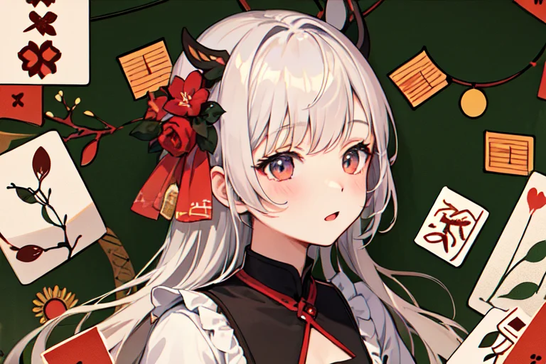 Masterpiece, Best Quality, Solo, 1girl, Hanafuda, Lorahanafu...
