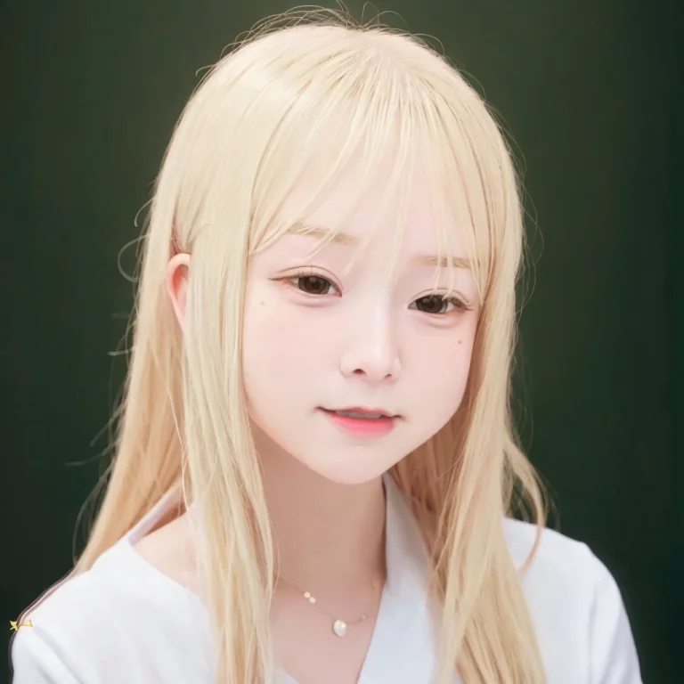 Lorahalu11girl,blondehair,blurrybackground, Blush, Browneyes...