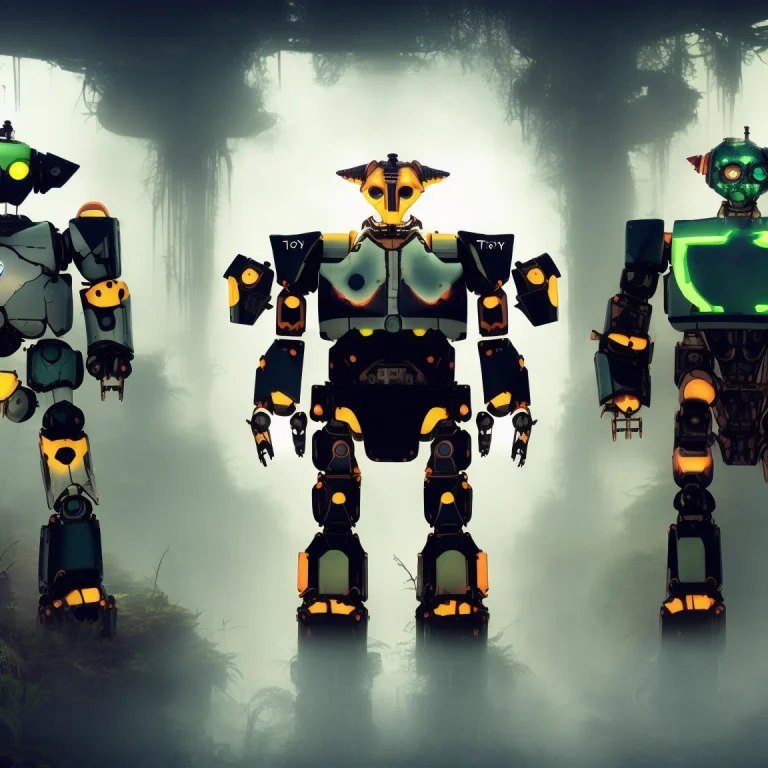 Wwone0.5 Junglepunk1 Photo Of Tokyorobots2 Looking Directly...
