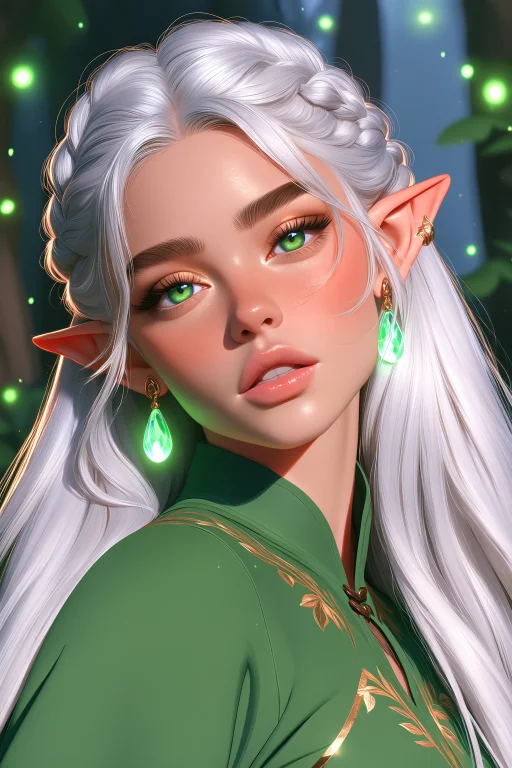 Highres, Absurdres,pur50nex, Newest A Young Elven Woman With...