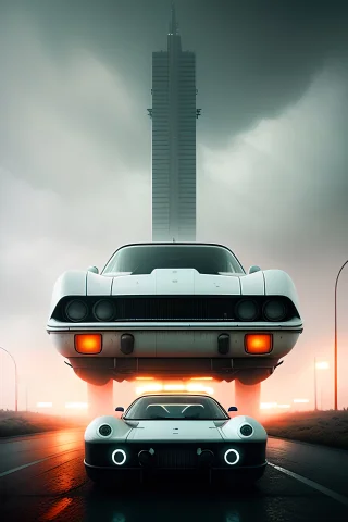 Photo Of Simon Stalenhag,8k Resoultion,hyper Realstic ,white... — Stable Diffusion AI Prompt: photo of simon stalenhag,8k resoultion,hyper realstic ,white body car, day, blad...