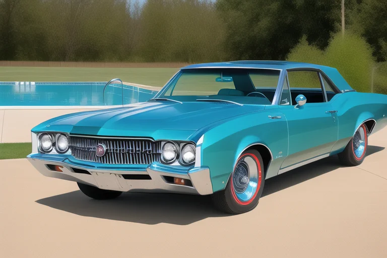 Masterpiece, High Res Photograph, 8k, 1967 Funny Weird Buick...