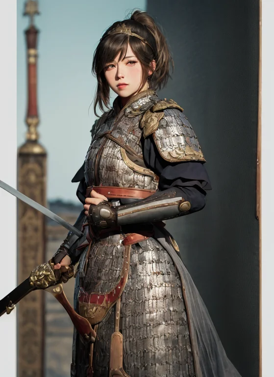 Photorealistic, Realistic 1.2, Scale Armor, Wh Chi Armor, Ma...