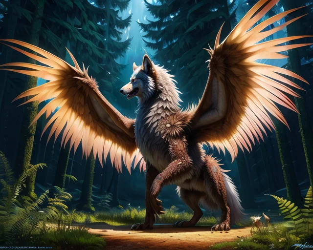 Wolf Face, Monster, Fur, Mane, Wolf Dragon, Canine, Silavra...