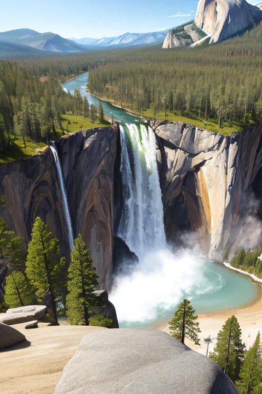 America Yosemite, Masterpiece, Portrait, Raw Photo, Extremel...