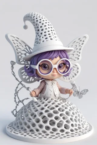 A Magical Butterfly With A Magic Wand Casting Speels. Fantas... — SDXL AI Prompt: a magical butterfly with a magic wand casting speels. fantasy theme, cute hat, b...