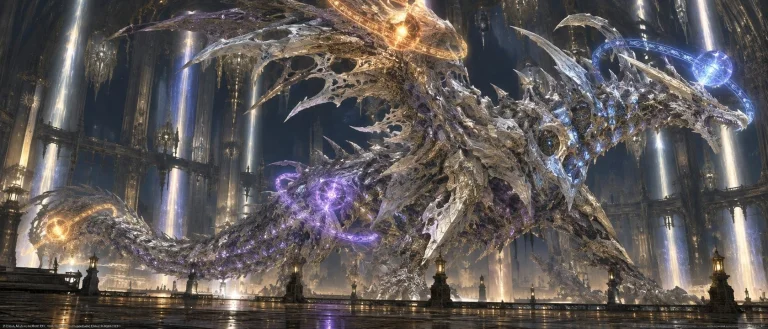 Final Fantasy 12 A Ultimate Boss Portrait Of The Holy Dragon...