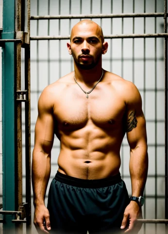 Raw Photo, 1man, Photo Of Andtat, Prison Uniform, Scrawny, T... — Stable Diffusion AI Prompt: RAW photo, 1man, photo of andtat, (prison uniform), scrawny, thin, unhealthy, ma...