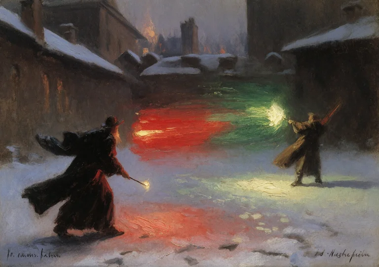 Cinematic Film Still 10. Konstantin Korovin Style Russian Im...