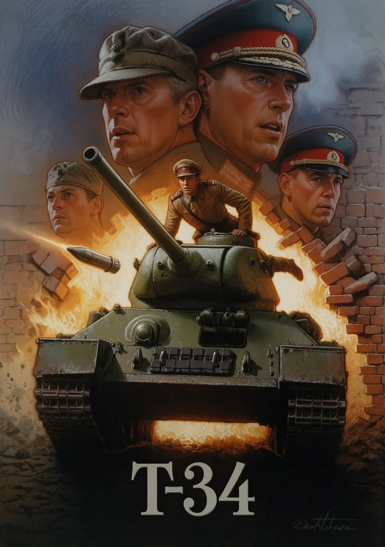 Cinematic Film Still 18. Drew Struzan Style Movie Poster Ill...
