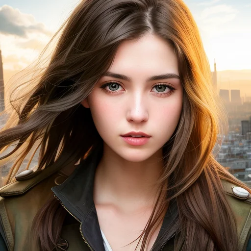Raw Photo,character, A Close Up Portrait Photo Of 26 Y.o Wom...