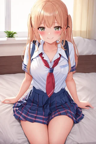 School Girl In A Bed — Stable Diffusion AI Prompt: school girl in a bed