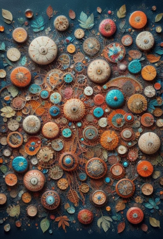 Psychedelic Collages. Embeds Pills, Leaves, And Images Into...