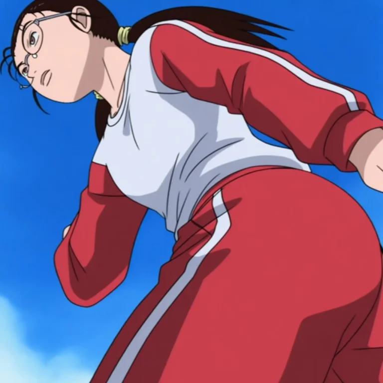 Masterpiece, Best Quality, 1girl, Solo, Track Pants, Brown E...