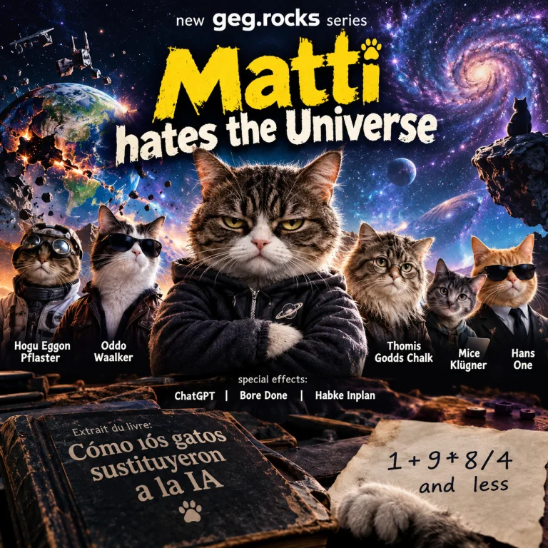 Matti Hates The Universe New Geg.rocks Series Starring Hogu...