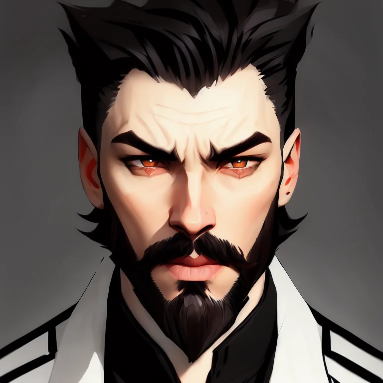 Waist Up Portrait Of Beautiful Mesomorph Dreamy Castlevania...