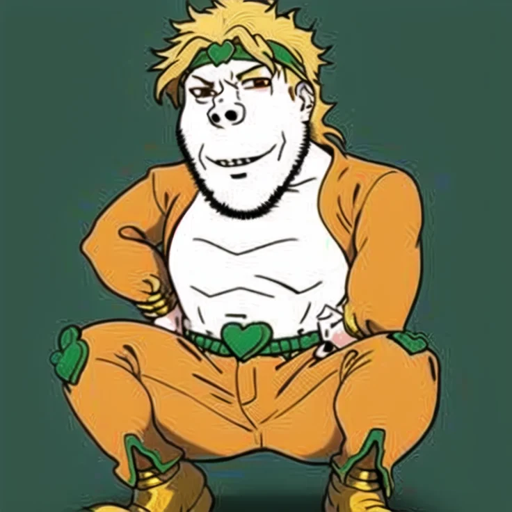 Soyjak, Dio Yellowjacket, Headband, Whiteskin, Closedmouth,...