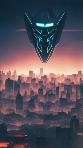 1980s Style, 80s Anime Style, A Large And Ominous Pale Face... — Stable Diffusion AI Prompt: 1980s \(style\), (80s anime style), a large and ominous pale face hovers in the...
