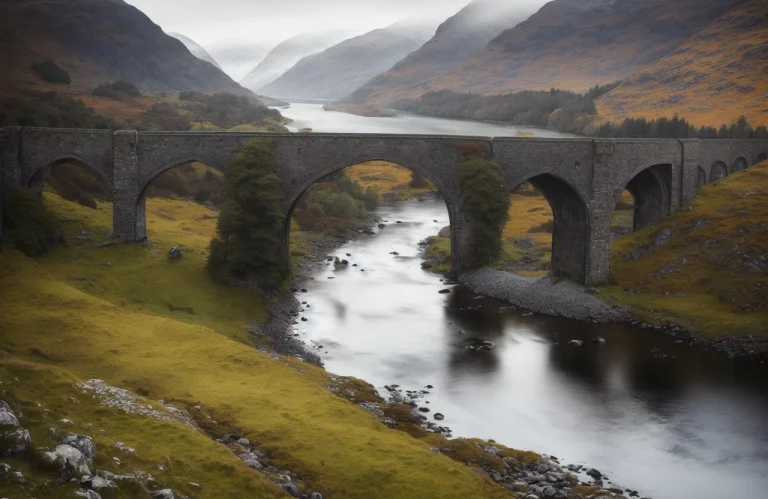 Award Winning Photo Of A Beautiful Landscape, Glenfinnan Via...