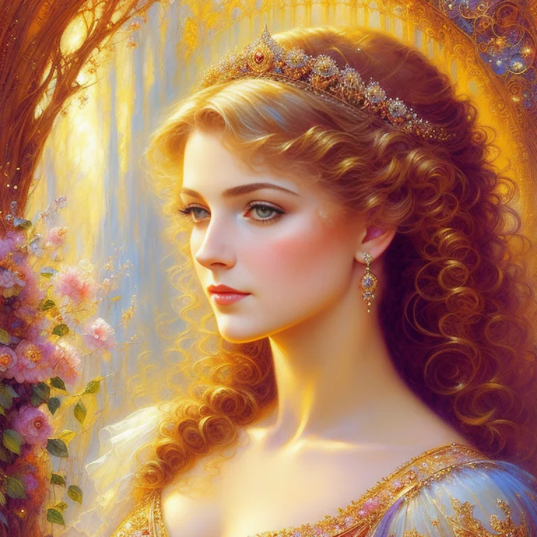 A Beautiful Princess, Elegant, Detailed, Pretty, Art By Dgtl...