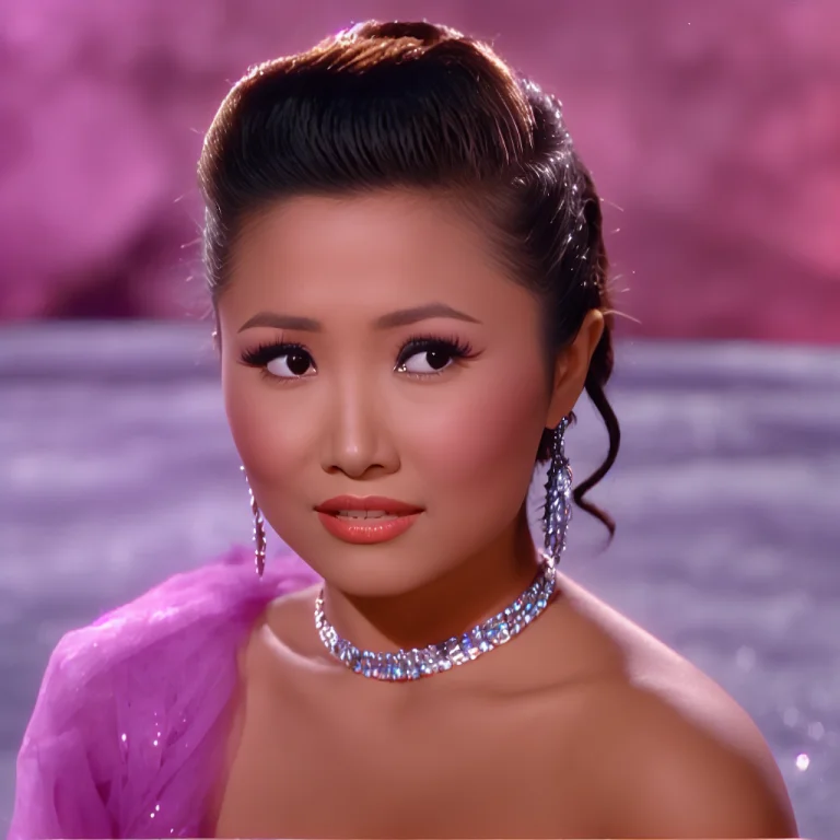Tchnclr Style, A Closeup Portrait Of Brenda Song, Sad Happy...