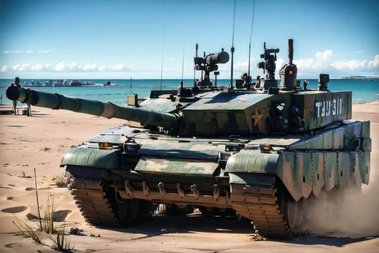 Masterpiece,best Quality,tank, Ultra-detailed ,  Beach, Ocea...