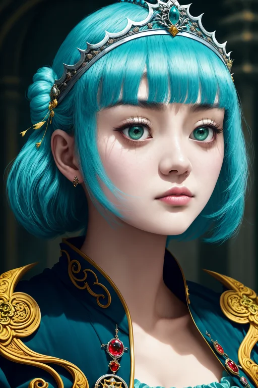 Yu-jinnobodysd151 Medieval Portrait Fantasy Princess Gloriou...