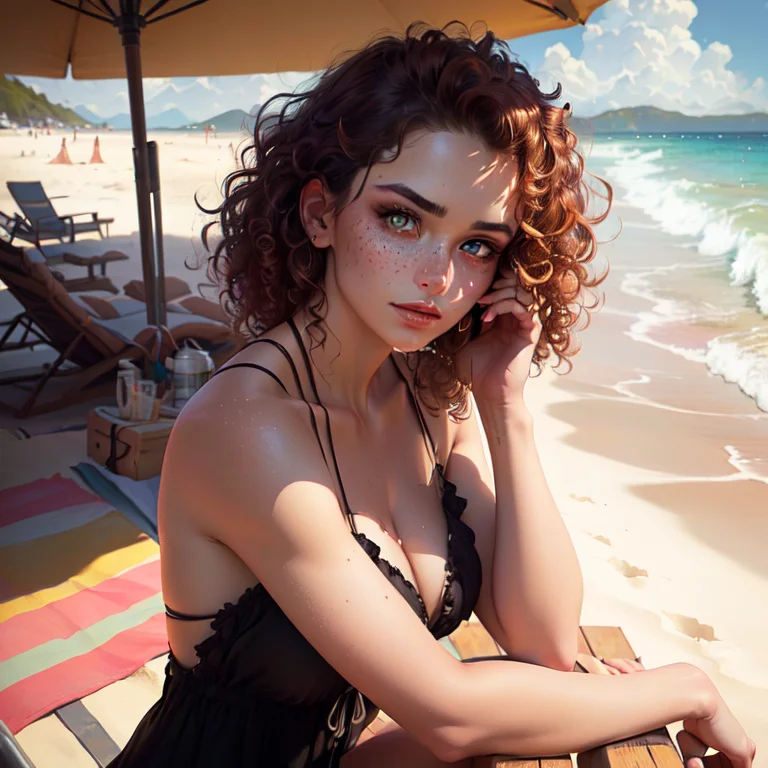 Sharp Focus1.2, Photo, Attractive Mixed Woman, Beautiful Fac...