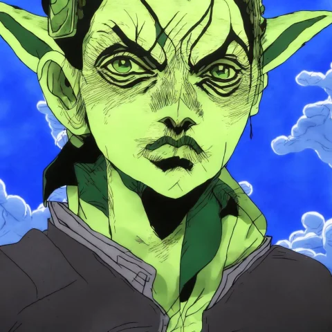 Lorajolynecujoh151 Jolyne Cujoh As Master Yoda, Very Detaile... — Stable Diffusion AI Prompt: Jolyne Cujoh as Master Yoda, Very detailed, clean, high quality, sharp image, t...