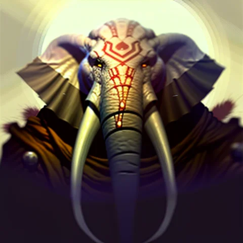 Portrait Of An Loxodonperson, Fantasy, Frostpunk, Volumetric... — Stable Diffusion AI Prompt: Portrait of an Loxodon_Person, Fantasy, Frostpunk, Volumetric lighting, concept...