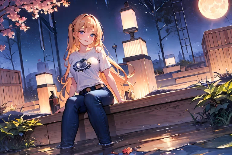 Masterpiece, Best Quality, Wallpaper,low Angle, 1girl, Beaut...