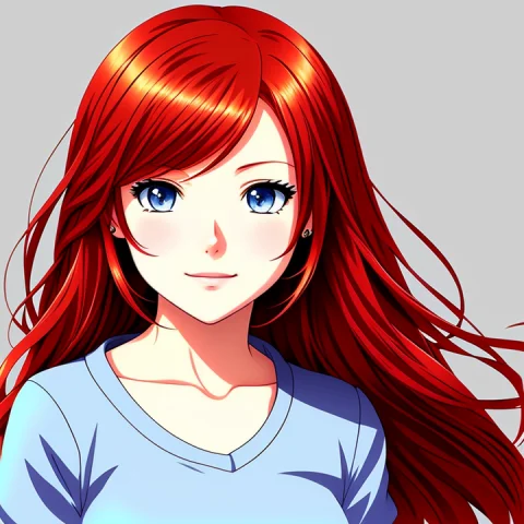 Redhead Girl,, Anime, Illustration, Cartoon, Detailed — Stable Diffusion AI Prompt: redhead girl,, (anime), (illustration), cartoon, detailed