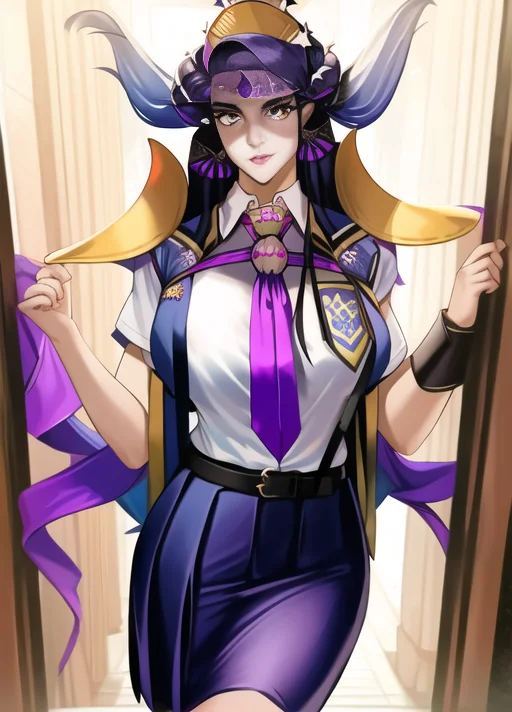 Nyx Hades, Masterpiece, Best Quality, 1girl, Solo, Cowboy Sh...
