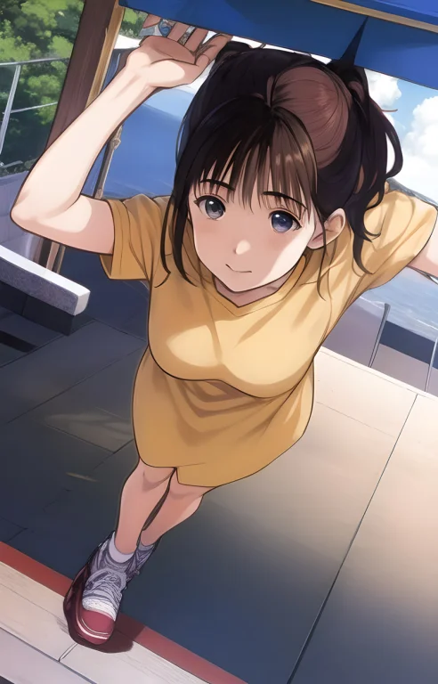Lorainoue0.7, Inoue, Masterpiece, Best Quality, 1girl,on Sto...