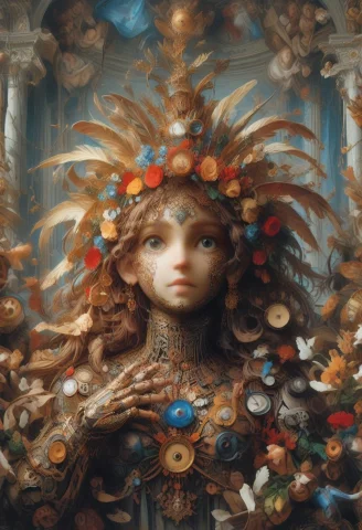 Baroque Blending Classical Harmony With Naturalistic Observa... — SDXL AI Prompt: Baroque blending classical harmony with naturalistic observation. Dynamic compos...