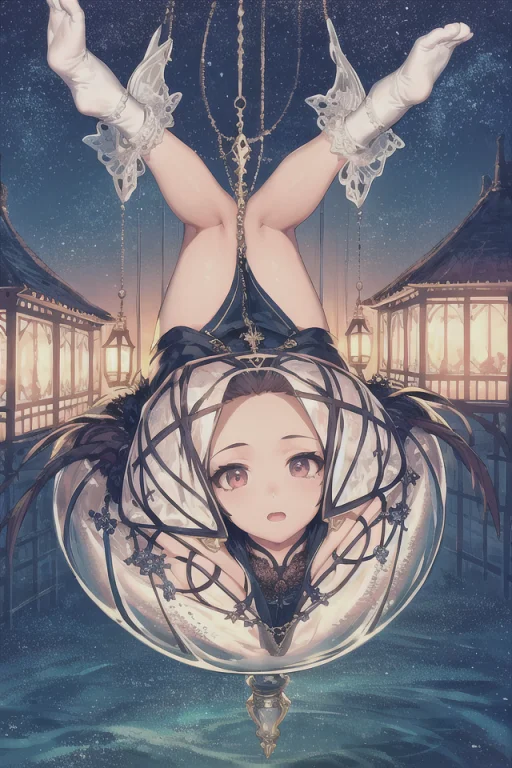 Masterpiece, Best Quality, Girl1.4, Night, Starry,glass , Lo...