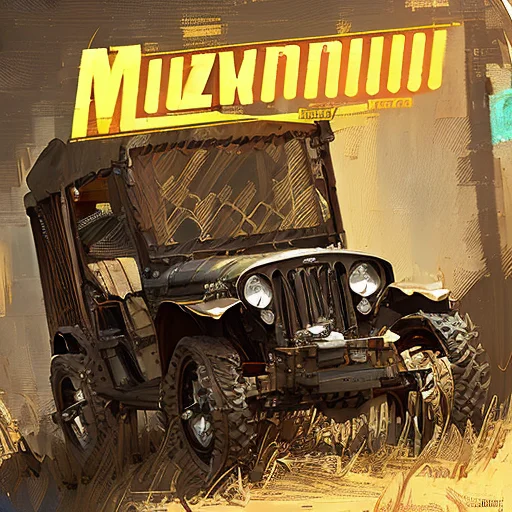 A Photo Of A 1920s Jeep By Craig Mullins 512speedpainter